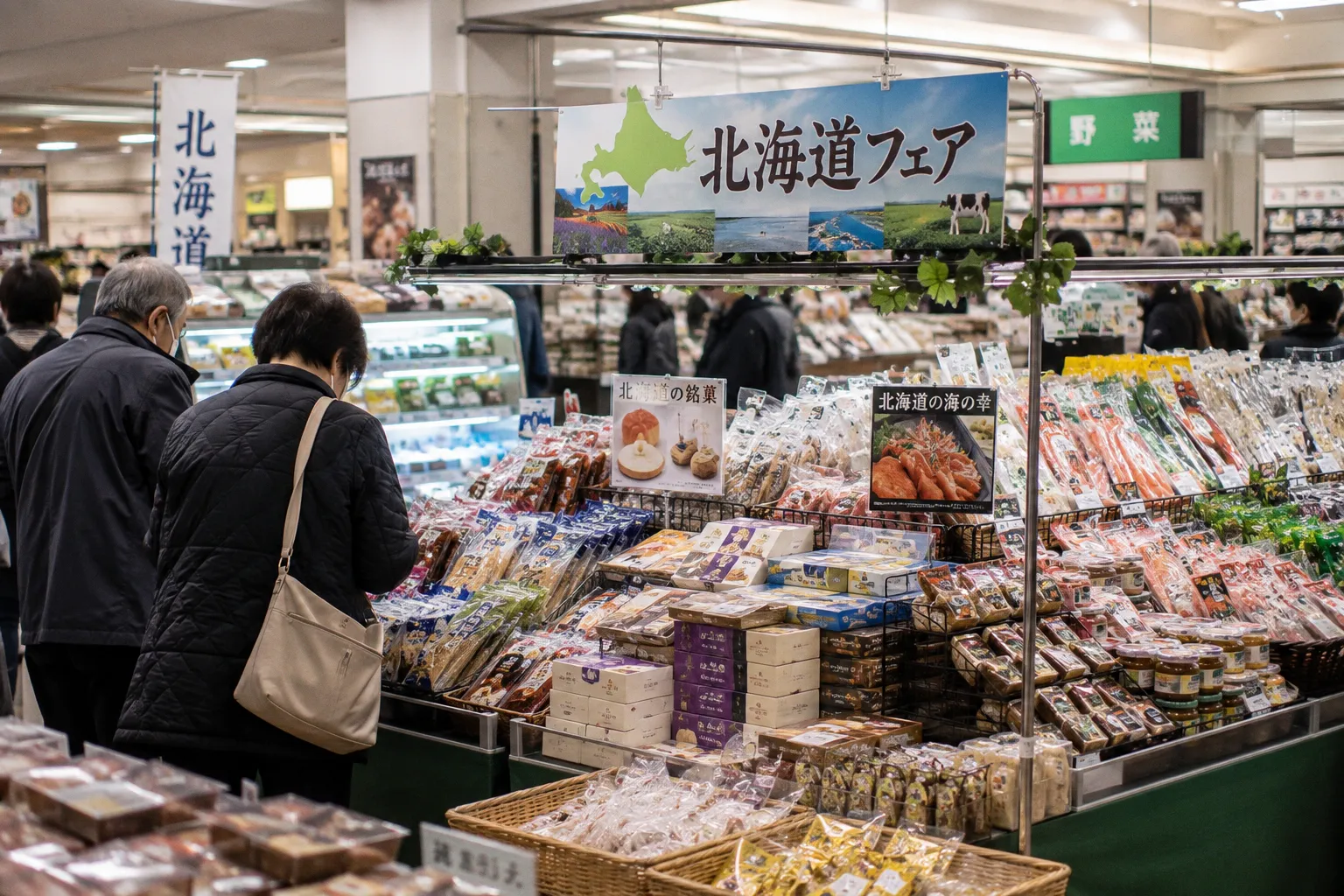 北海道の銘菓やデザート、新鮮な海の幸、ご当地グルメなどをラインアップ【ベイシア「北海道フェア」】
