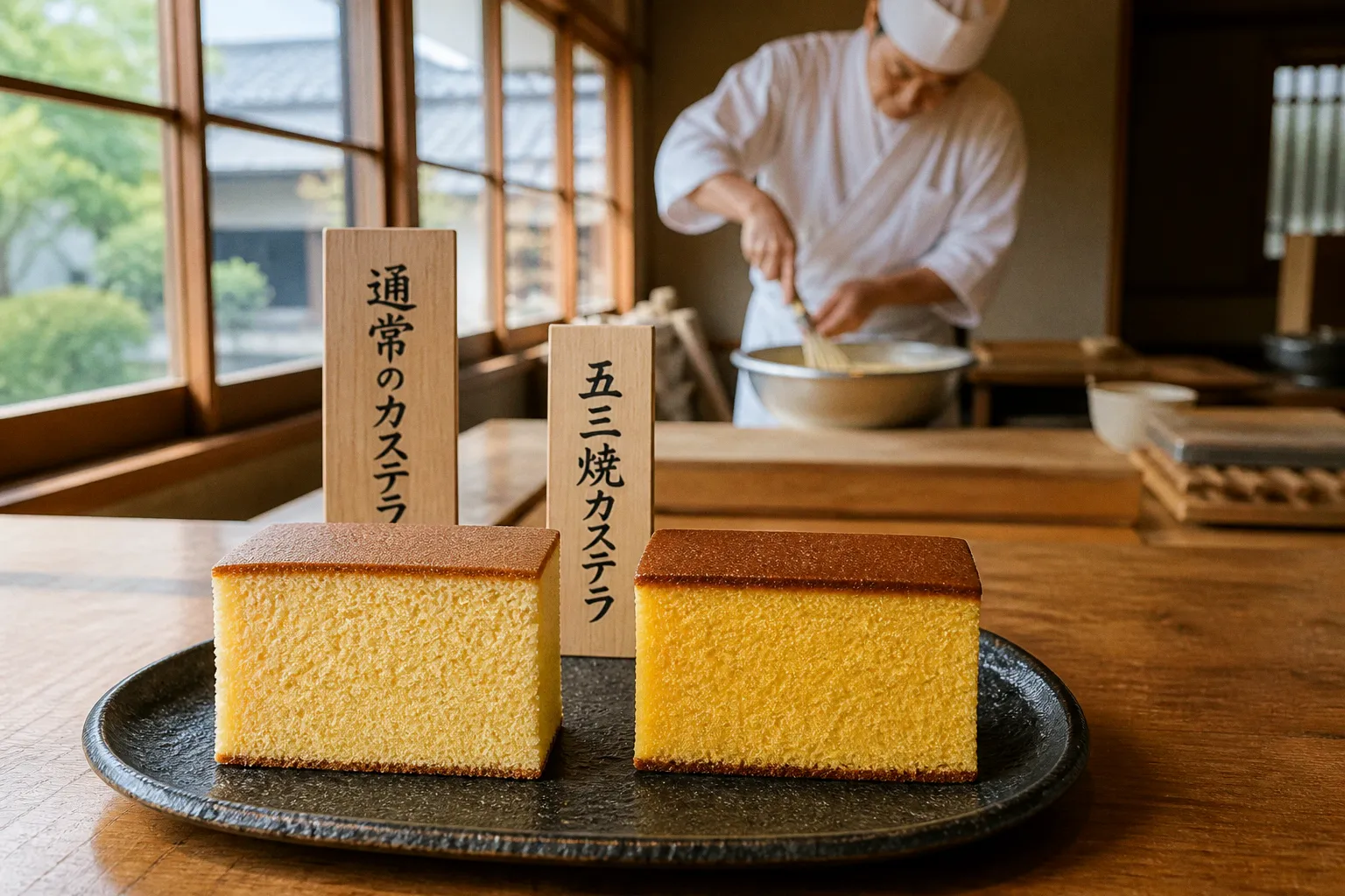 長崎カステラの五三焼と通常品：原材料と製法から紐解く贅沢感の違い
