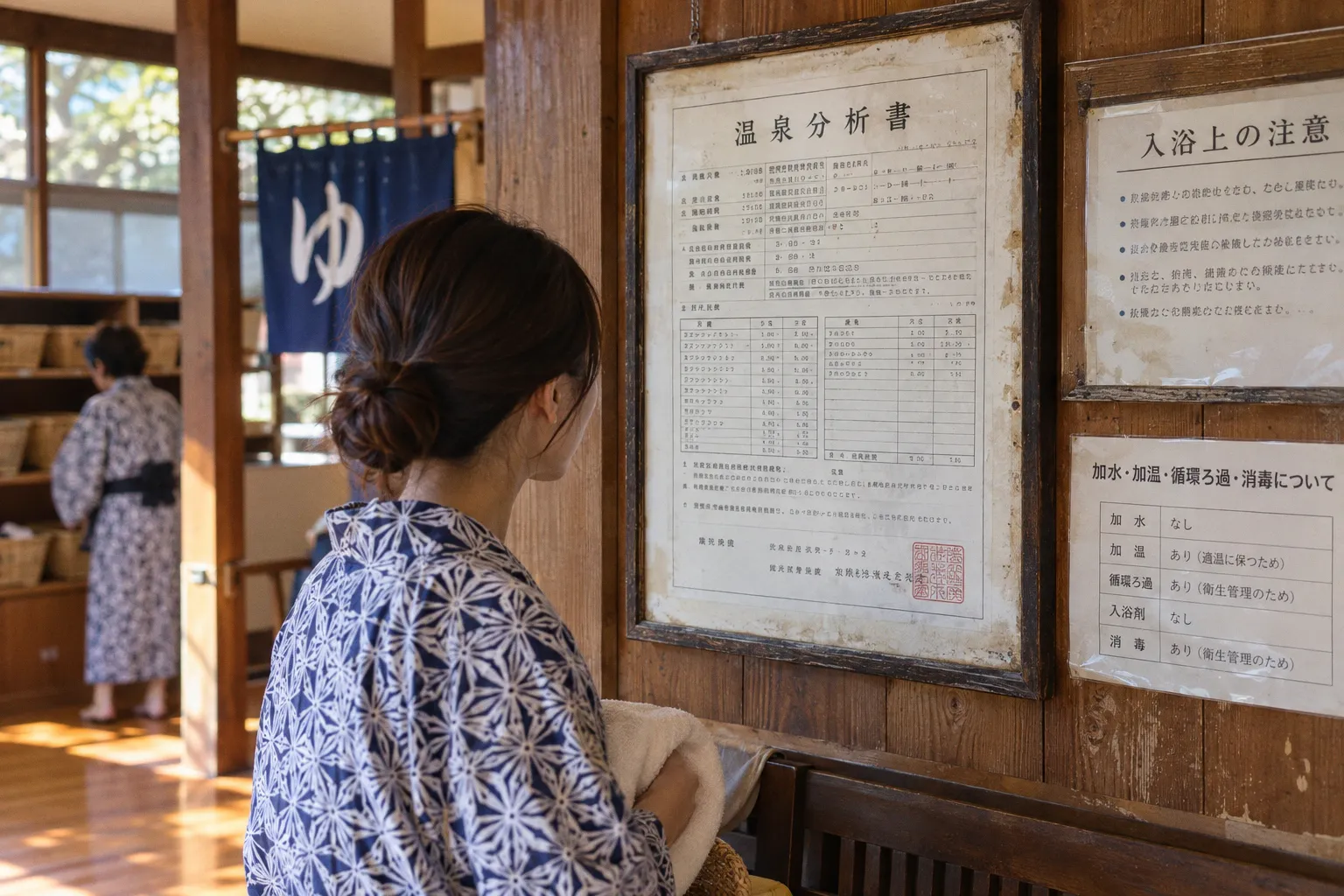 温泉分析書はどこにある？脱衣所で確認すべき泉質のポイント