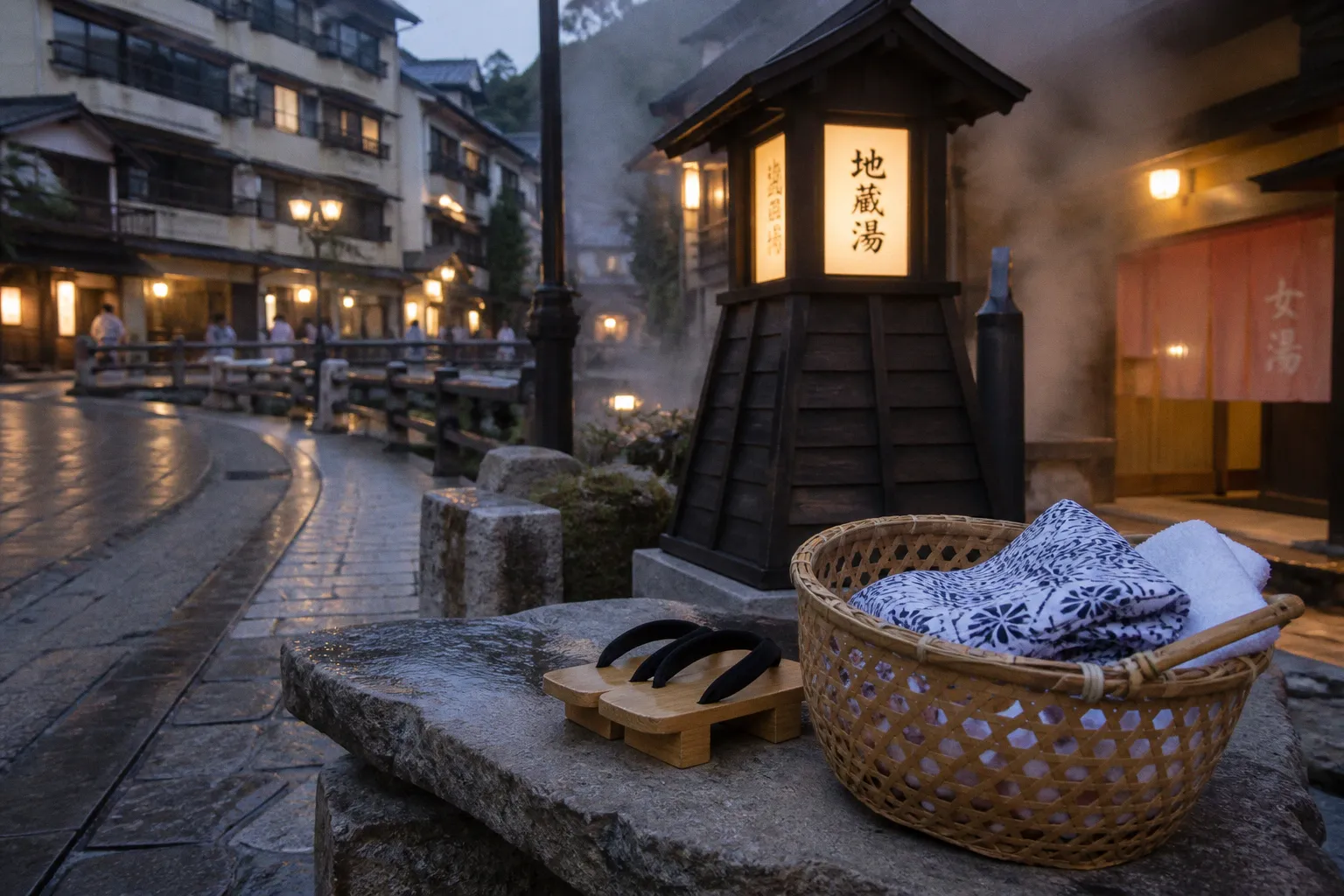 温泉街の外湯巡りを快適にする持ち物と服装：明日の散策で慌てない準備リスト